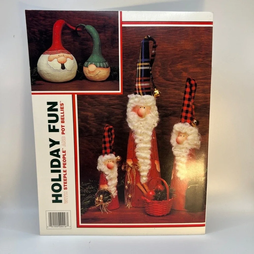 Let's Do Steeple People & Pot Bellies by Pat Olson Grace Publications 90s Crafts